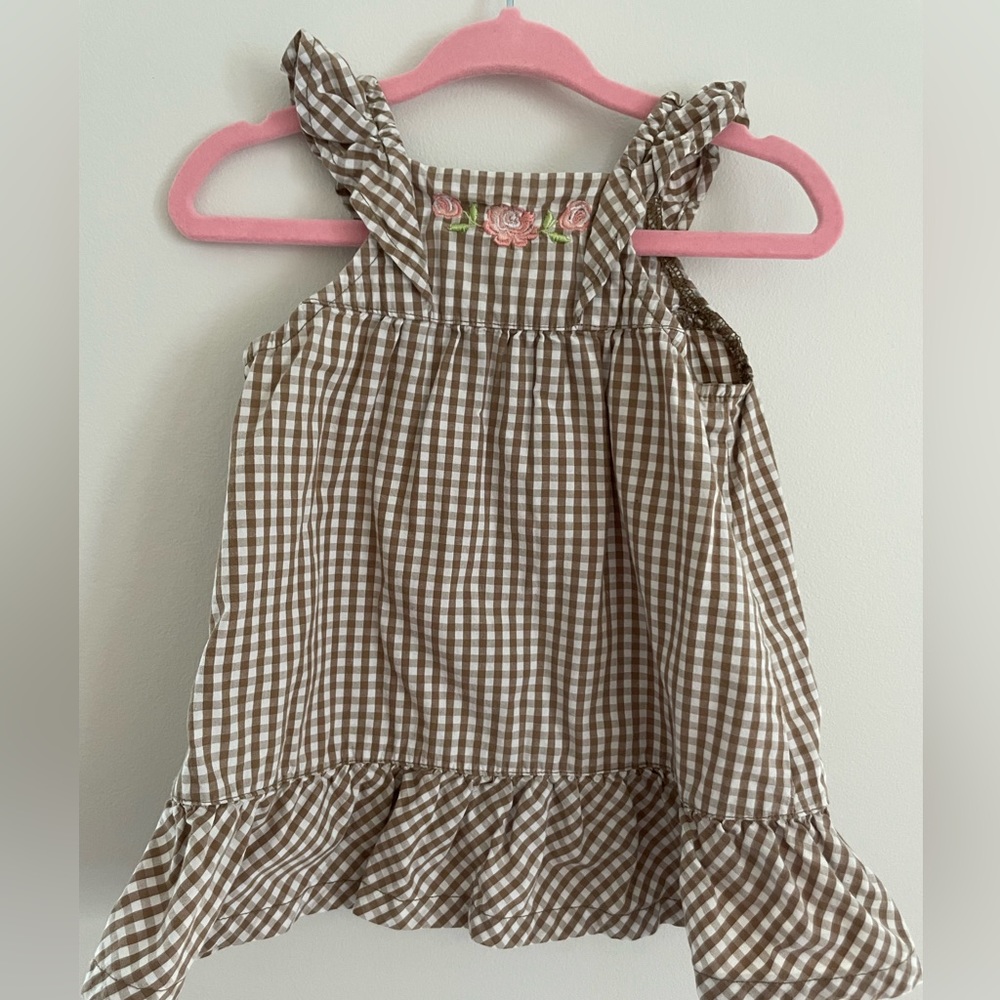Perfect gingham baby dress. 6 months